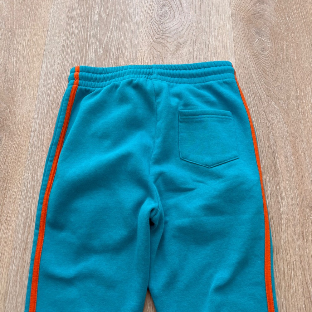 Ultra Game NFL Miami Dolphins Sweatpants Mens Small Teal Orange Joggers Fleece - Picture 7 of 8